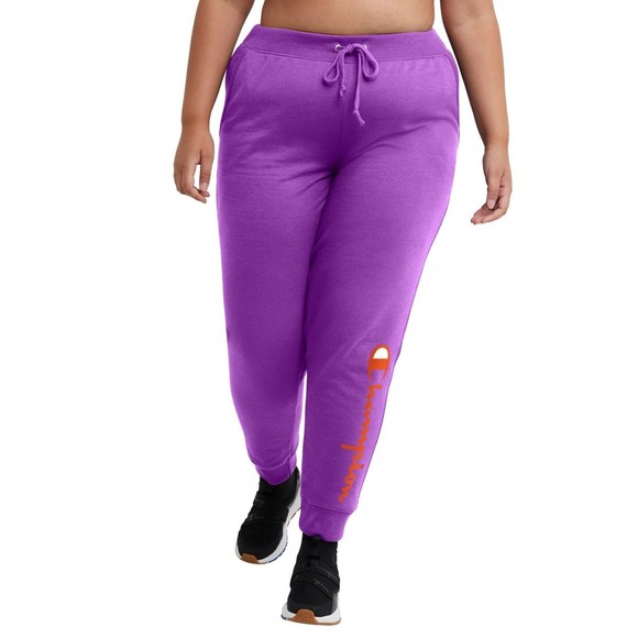 Purple champion joggers sale